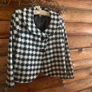 Pendleton Houndstooth Design Wool Short Jacket
